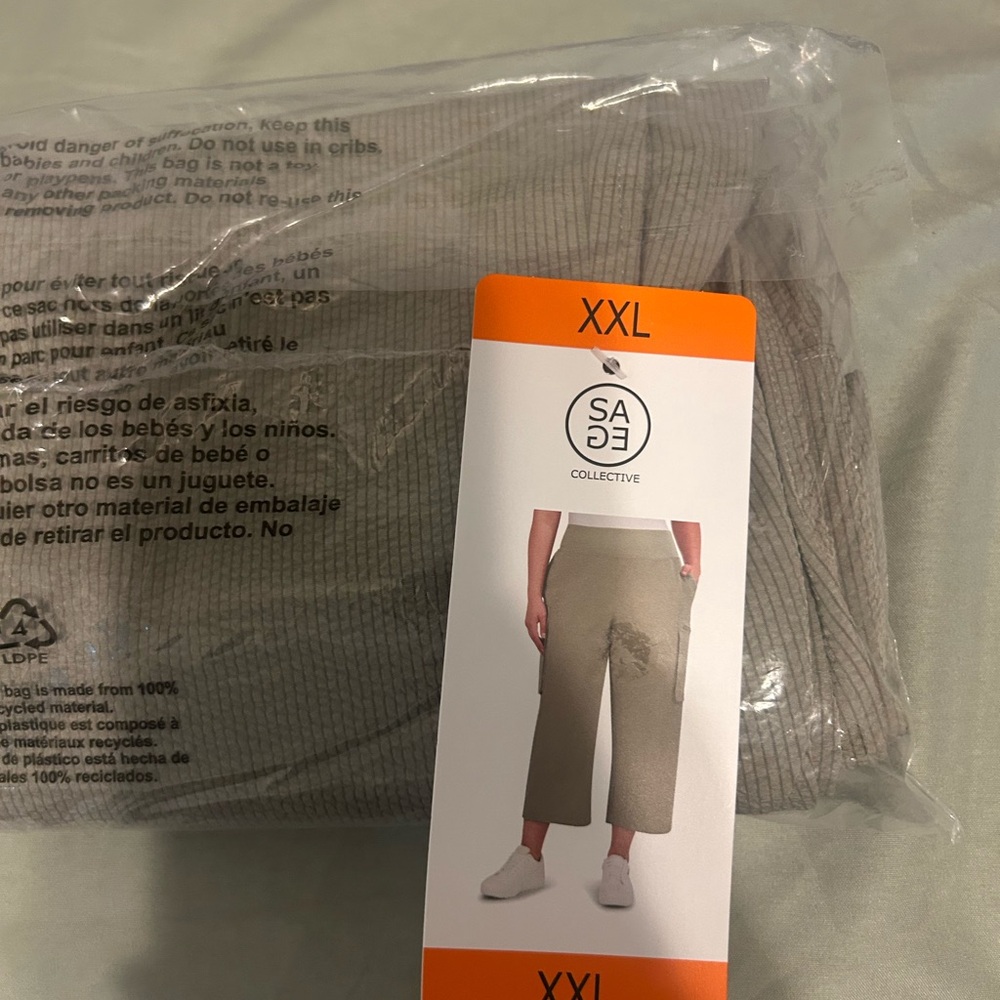 Sage Collective Women's Wide Leg Pants - Green